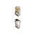 Conector RJ45 Cat6 Cat6e Blindado Metalico Banhado a Ouro - Par com 2 Unidades - Imagem 2