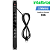 Protetor Eletrônico para Rack Calha 8 Tomadas Bivolt Cabo 1m 10A - Intelbras EPR 208 - Imagem 1