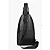 Mini Bolsa Tiracolo Pochete Transversal Ombro de Couro Sintético Preto - Jingpin A2507 - Imagem 3