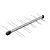 Antena Digital Externa UHF Alto Ganho 14 dB com Filtro LTE Anti-Interferencia - Proeletronic PROHD-1040DBLTE - Imagem 1