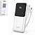 Carregador Portátil Power Bank 10.000mAh Turbo 22.5W PD 20W com Cabos Embutidos Tipo C e iPhone, Branco - Kaidi KD-961 - Imagem 1