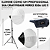 Luminária LED Softbox Bicolor Bivolt 80W, Acompanha Tripé Regulável Até 2.40m, Preto - Oberon OR-LP09 - Imagem 2