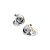 Fone de Ouvido de Retorno de Palco KZ EDX Pro In-Ear (Com Microfone e Cabo Removível), Transparente - Imagem 2