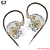 Fone de Ouvido de Retorno de Palco KZ EDX Lite In-Ear (Com Microfone e Cabo Removível), Transparente - Imagem 1