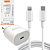 Kit Carregador Turbo 30W com Porta Tipo-C e Cabo para iPhone, Branco - Alfa Gold CA31-2/C-ios - Imagem 1