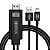 Cabo Adaptador HDMI Espelhamento de Tela na TV para iPhone 1.8m - Hrebos HS-153 - Imagem 1