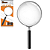 Lupa de Aumento Manual Grande 100mm para Leitura e Estética - MBTools GB57076 - Imagem 1