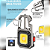 Mini Lanterna Chaveiro COB Multifuncional Abridor Quebra-Vidro USB 800mAh - Lelong LE-8317 - Imagem 5