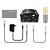 Fonte Phantom Power 48V Woopker com Cabo XLR para Microfone Condensador - Entrada AC18V - Imagem 3