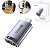 Adaptador de Áudio Tipo C para Dual P3 (P2 3.5mm) Fone e Microfone - Hrebos AD-258C - Imagem 1
