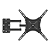 Suporte Articulado de Parede para TV e Monitor 14" a 55" até 50kg - Hoopson SUP4-TV-1455H - Imagem 2