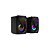 Mini Caixa de Som Multimídia Estéreo para PC e Notebook 6W RMS LED RGB - Hoopson CX-PC021LED - Imagem 3