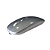 Mouse Sem Fio Recarregável 2 em 1 Bluetooth e USB Dual Mode, Prata - Hoopson MS-42WB - Imagem 3