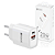 Carregador Turbo 20W Dual Port USB + Type-C - Hrebos CRG-232 - Imagem 1