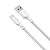 Cabo Tipo-C Baseus Simple Wisdom Fast Charge 5A 1,5m - Kit com 2 Unidades (Branco) - Imagem 6
