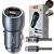 Kit Carregador Veicular Turbo 60W para iPhone com Cabo Tipo C para Lightning - AGold CJ13-2 - Imagem 1