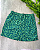 Shorts Swim Green Orchids Red Feather - Imagem 1