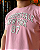 Camiseta Bordada Rosa Aeropostale - Imagem 3