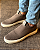 Tenis Knit Calce Facil Bege Ogochi - Imagem 1