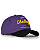 Boné Aba Curva Challenge Roxo E Amarelo MVCK - Imagem 1