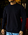 Blusa Tricot Essencial Slim Azul Marinho Ogochi - Imagem 1