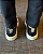 Tênis Couro Preto/Off White Lustro Perlatto - Imagem 5