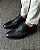 Sapato Social Couro Preto Lustro Perlatto - Imagem 1