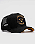 Boné Trucker Brasão Camurça Preto e Amarelo MVCK - Imagem 1