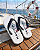 Chinelo Branco e Azul Nautica - Imagem 1