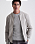 Jaqueta Bomber Suede Cinza Claro Ankor - Imagem 1