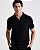 Polo Tricot Ziper Preta Ankor - Imagem 3