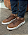 Tenis Mark Couro Mogno Lustro Perlatto - Imagem 1