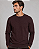 Camiseta ML Textura Tricot Comfort Bordo K&J Black - Imagem 1