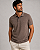 Gola Polo Casual Slim Marrom Ogochi - Imagem 1