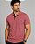 Gola Polo Casual Slim Rosa Queimado Ogochi - Imagem 2