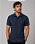 Camisa MC Slim Fit Azul Marinho Hangar 33 - Imagem 1