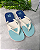 Chinelo Tricolor Azul Claro King&Joe - Imagem 2