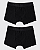 Kit 2 Cuecas Boxer Preta King&Joe - Imagem 1