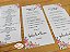Menu Cardápio Simples com Agradecimentos - Imagem 2