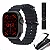 Smartwatch X9 Ultra Série 9 com GPS, Bluetooth, NFC e 2 Pulseiras - Caixa Preta - Imagem 4