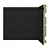 RODAPE MOLDUFAMA MDF RU 20CM PRETO FRISADO QD - 2,40M - Imagem 1