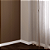 ALIZAR POLIESTIRENO RUFFINO BRANCO 7CM FRISADO 15MM - 2,40M - Imagem 2