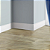 RODAPE POLIESTIRENO RUFFINO BRANCO 15CM FRISADO 15MM - 2,40M - Imagem 2
