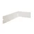 ALIZAR POLIESTIRENO RUFFINO BRANCO 7CM LISO 15MM - 2,40M - Imagem 1