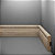 RODAPE EUCAFLOOR MDF 7CM ESTILO 18 - 2,40M - Imagem 1