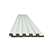 PAINEL RIPADO POLIESTIRENO RUFFINO 10MM BRANCO 12,2CM - 2,85M - Imagem 2