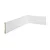 ALIZAR POLIESTIRENO RUFFINO BRANCO 7CM LISO SLIM 10MM - 2,40M - Imagem 1