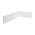RODAPE POLIESTIRENO RUFFINO BRANCO 7CM LISO 15MM - 2,40M - Imagem 1