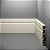 RODAPE EUCAFLOOR ACQUA NEW COLORS ARENAS FRISADO 10CM - 2,40M - Imagem 1