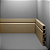 RODAPE EUCAFLOOR ACQUA NEW CINNAMON FRISADO 10CM - 2,40M - Imagem 1